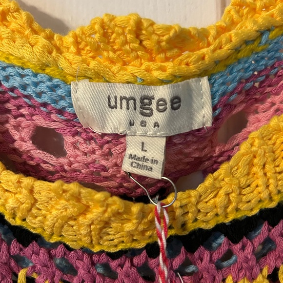Umgee Multicolor Knit Sweater Top - Picture 2 of 7